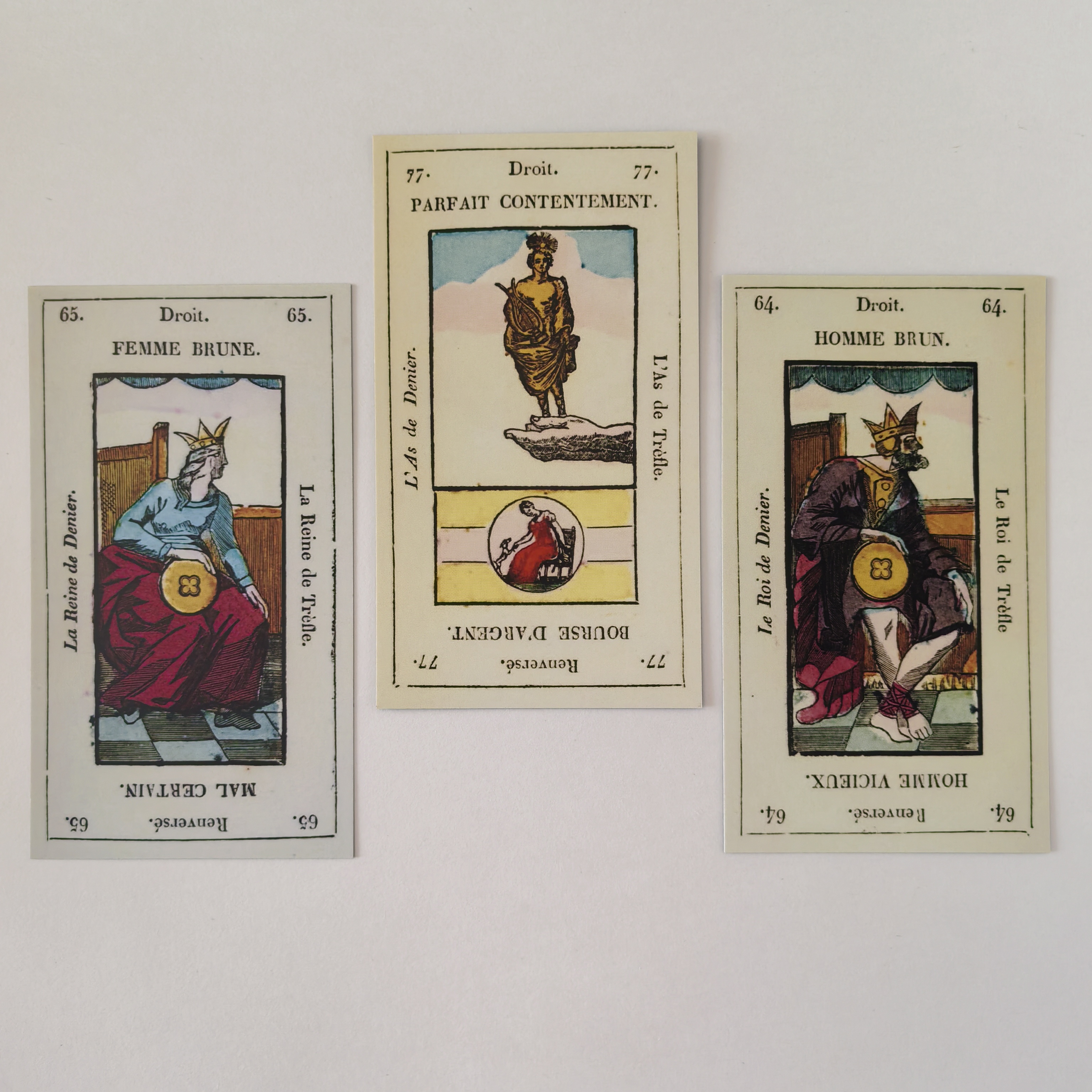 Jeu de Tarot de Fantaisie "egyptien" a enseignes italiennes dit Grand Etteilla II